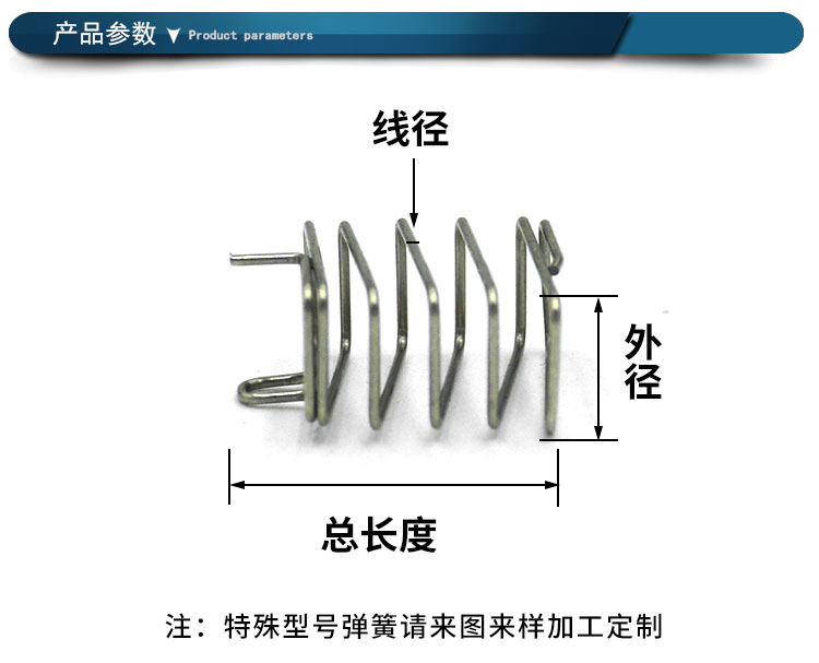 方形触摸弹簧